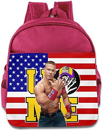 WXIANGL Kid's WWE John Cena School Backpacks/Bags For Unisex Pink
