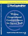 Writing Congressional Correspondence for Agency Staff (Capitol Learning Audio Course)