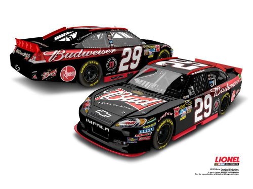 NASCAR Kevin Harvick #29 Budweiser 1/24 Car 2012