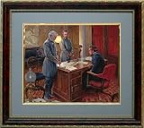 Civil War Art Confederate White House Print By Mort Kustler