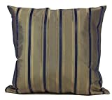 Silky Golden Blue Pillow Sham