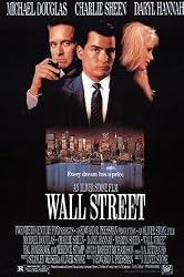 WALL STREET - GREED IS GOOD - MOVIE POSTER (Size 27"x40")