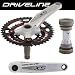 Driveline X5 Mountain Bike Crank Crankset Shimano 9 Speed 175mm