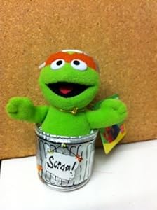 Gund Sesame Street: Oscar in Rubbish Bin approx Plush Soft Toy 75370