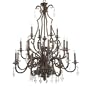 International 13775-02 20 Light Bellagio Chandelier, Artisan