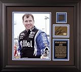  : Ryan Newman Framed 8x10 Photograph with Autographed Plate and Race Used Tire