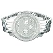 Luxurman Mens Watches Designer Diamond Watch 0.50ct