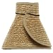 510Ib6FFWfL. AA75  Braided Straw Wrap Visor Natural W40S41E