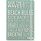 beach rules journal diary notebook