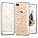 iPhone 7 Plus Case, Devia [Crystal Series] Original Swarovski Element Hard [PC Transparent] Case for iPhone 7 Plus (Gold Baroque)