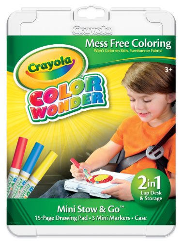 Crayola Color Wonder Mini Stow and Go Studio Coloring Kit