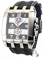 MENS CROTON RUBBER CHRONO DATE WATCH CC311245BSBK