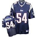 Reebok New England Patriots Tedy Bruschi Replica Team Color Jersey