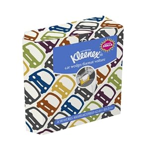 Kleenex Auto Wedge Facial Tissue, 24-Count (Pack of 18)