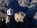 Clifftop Bell-Tower with Backdrop of Rugged Mountains, Guadalest, Valencia, Spain Photographic Poster Print by David Tomlinson, 16x12