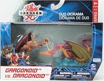 Bakugan Battle Brawlers Duo Diorama - Gargonoid Vs. Dragonoid