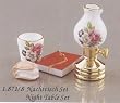 Reutter Porcelain Miniature Night Table Set