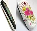 EMARTBUY LOVE HEARTS BACK COVER/CASE FOR SAMSUNG S3650 GENIO TOUCH