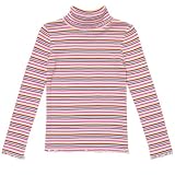 striped knit turtleneck