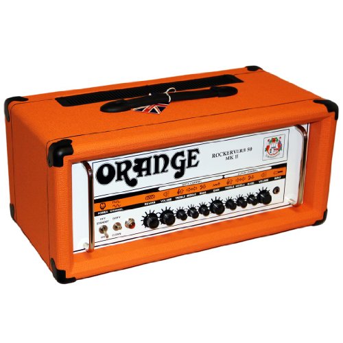 Orange Amplifiers Rockerverb 50 MK II 50W Tube Guitar Amp Head Orange On Sale