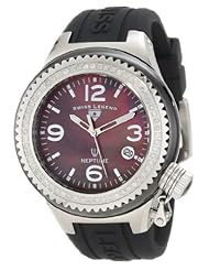 Swiss Legend Womens 11844D-BKBSA Neptune Black Mother-Of-Pearl Dial Diamond Accented Watch