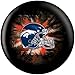 NFL Denver Broncos OnTheBall Bowling Ball, 10-Pounds