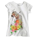 Infinite Visions White Whimsical Horse T-Shirt