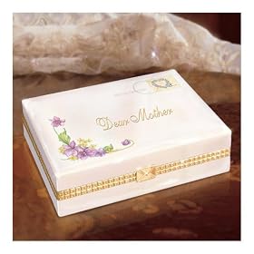 Dear Mother Collectible Porcelain Music Box