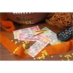 Super Bowl Party Ticket Invitations