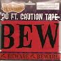 Halloween Caution Tape: BEWARE (red with bats)