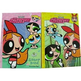 Cartoon Network Powerpuff Girls 2 Coloring Books