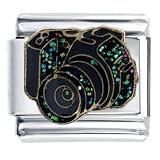 Camera Italian Charms Bracelet Link