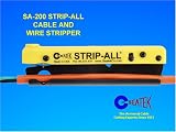 Seatek Strip-All SA-200SK Cable Stripper with Wire Stipper, Knife & A-201 Adapter