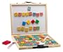 81 Piece Magnetic Alphabet Blocks in a Wooden Case