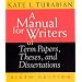 A Manual for Writers of Term Papers, Theses and Dissertations (Chicago Guides to Writing, Editing and Publishing)