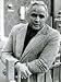 Marlon Brando Leaning Against Railings Outside BBC Television Centre, April 1977 People Photographic Poster Print by Mirrorpix, 36x48
