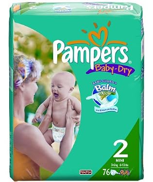 Pampers Baby Dry nappies