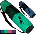 Canvas Yoga Mat Bag w/ Mesh Center, Purple