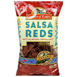 Garden of Eatin' Tortilla Chips, Salsa Reds, Zesty Chips, 9-Ounce Bags (Pack of 12)