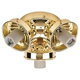 Sea Gull Lighting 16050-02 Three Light Ceiling Fan Light Kit, Polished Brass Finish