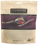 Stoneridge Orchards Organic Whole Dried Mixed Berries & Cherries, 4-Ounce Pouches (Pack of 5)