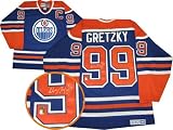 Signed Wayne Gretzky Edmonton Oilers Jersey - Blue
