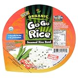 GoGo Rice White Rice Bowl, Organic, Microwaveable, 7.4 Ounce Bowls (Pack of 12)