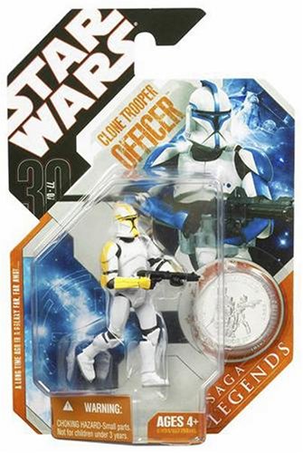 Star Wars 30th Anniversary Clone Trooper Officer with Coin (Colors May Vary)