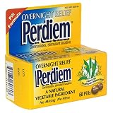 Perdiem Sennosides Stimulant Laxative Pills, Overnight Relief, 60-Count Bottles (Pack of 2)