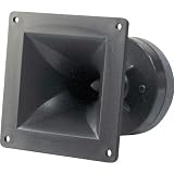 New Pyle 4inch X 4inch Horn Tweeter 200 Watts Maximum Power 8 Ohms Impedance