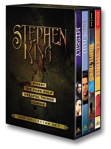 Stephen King DVD Collector Set (Misery / The Dark Half / Needful Things / Carrie)