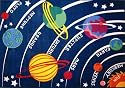 LA Rug Solar System Rug 8'x11'