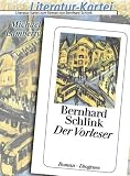 Literatur-Kartei, Der Vorleser, neue Rechtschreibung: Ab Klasse 10