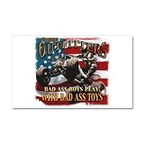 22 x 14 Wall Vinyl Sticker All American Outfitters Bad Ass Boys Play Bad Toys